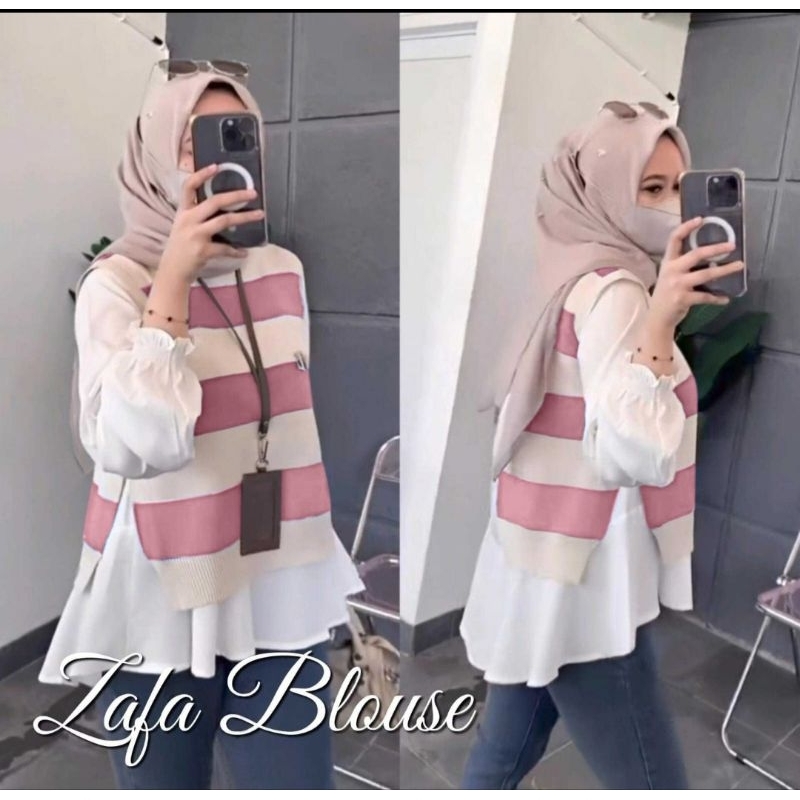 Elegan Casual Terbaru 2026 Blus Bliouse Blus Blouse Atasan Cewek 2027 Wanita Kameja Kancing Natalan 