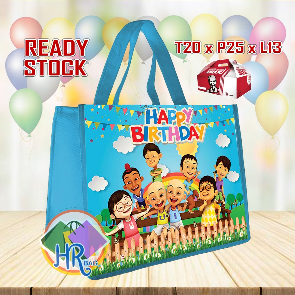 

READY STOK Tas Ulang Tahun Upin Ipin / Tas Ultah Ukuran KFC Snack / Tas Ultah Terlaris / Tas Ulang Tahun Anak / Goodie Bag Bingkisan Souvenir Anak Landscape 20x25x13