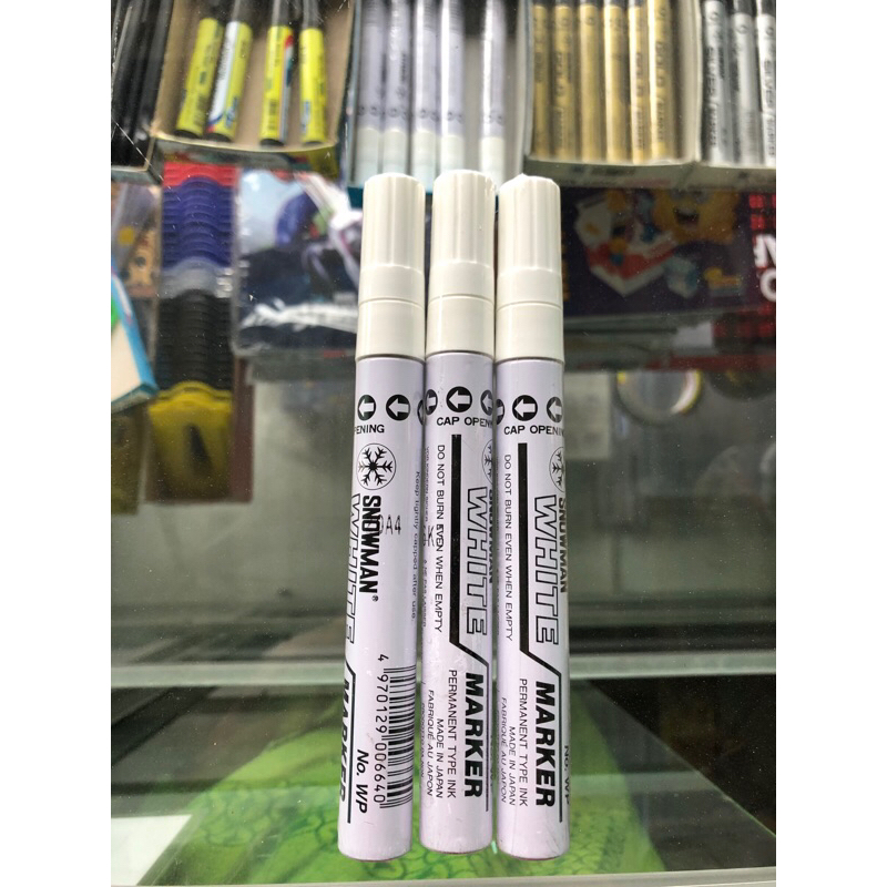 

SPIDOL SNOWMAN WHITE PAINT MARKER WP-12