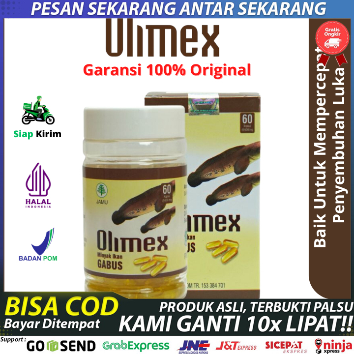 Olimex Kapsul Minyak Ikan Gabus Asli