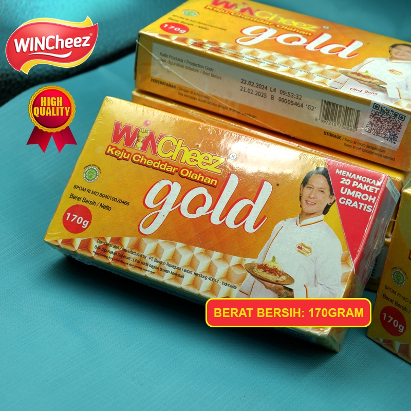 

Keju Cheddar Parut Olahan Wincheeze Gold Kemasan 170 Gram