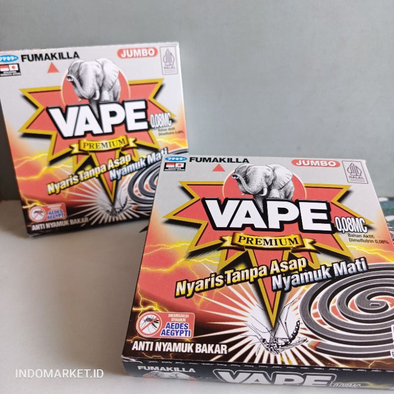 INDOMARKET.ID / Obat nyamuk bakar vape tanpa asap/Vape/Vape bakar/Vape bakar tanpa asap/Vape tanpa a