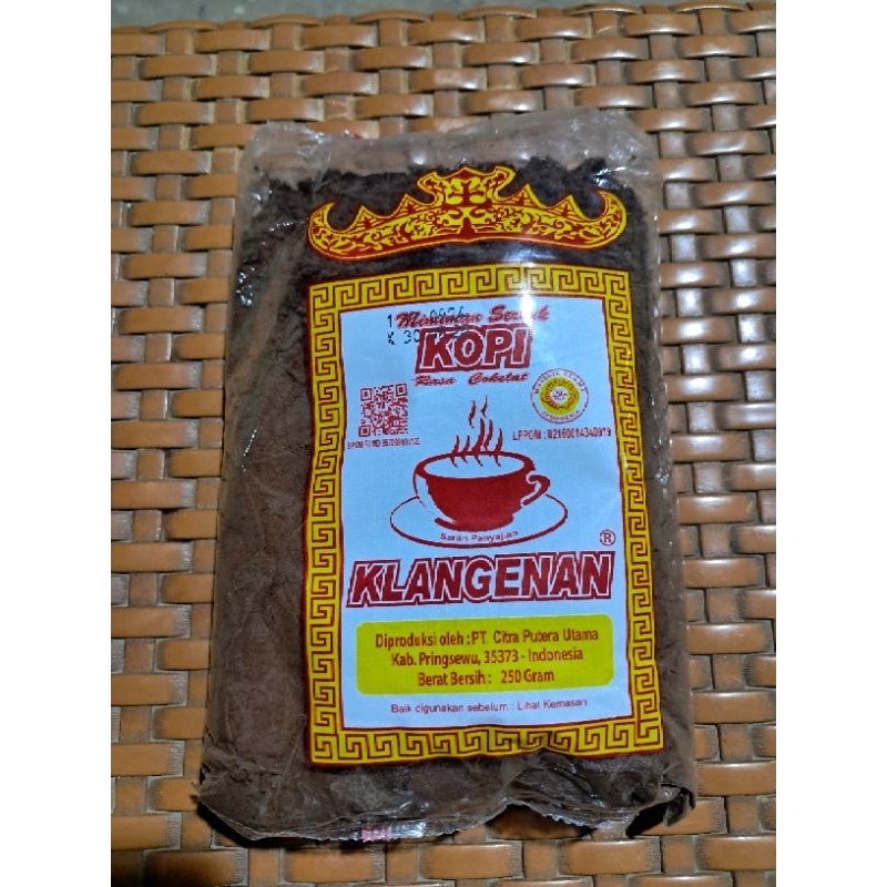

KOPI KLANGENAN 250 GRAM