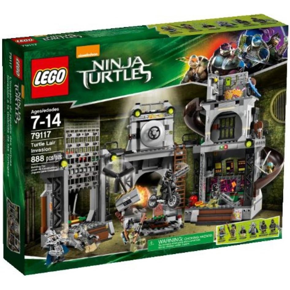 LEGO Ninja Turtles 79117 Turtle Lair Invasion Building New