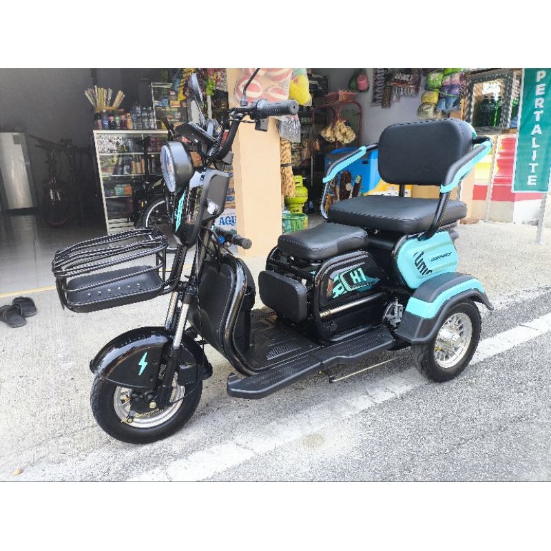 sepeda listrik roda 3 Genio triptonic mulus