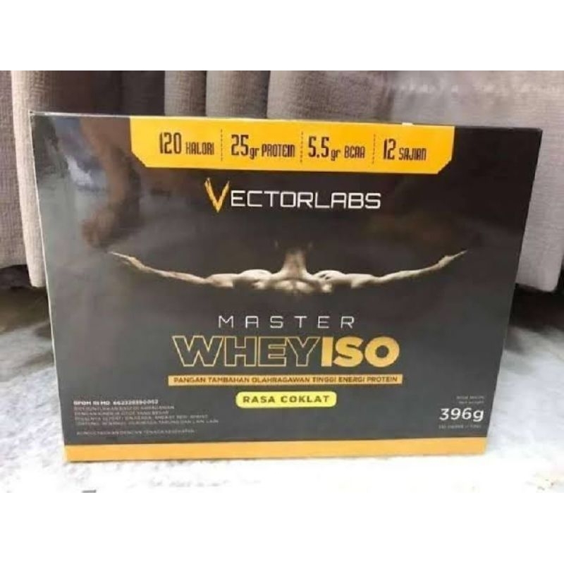 Suplemen Fitness Vector Labs Vectorlabs Master Whey ISO 12 Serving Susu Whey Protein Isolate WPI
