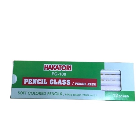 

TERBATAS Pencil Glass Pensil Kaca Hakatori PG1 1 Lusin