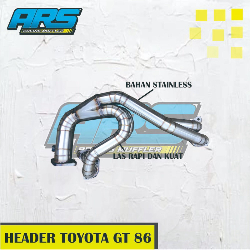 HEADER TOYOTA GT86 SUBARU BRZ