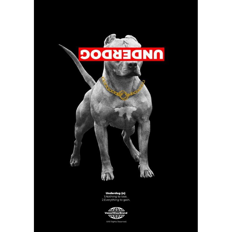 POSTER AESTHETIC/POSTER ONLY/POSTER DINDING/POSTER UNDERDOG/POSTER HEWAN/POSTER DOG/POSTER 005