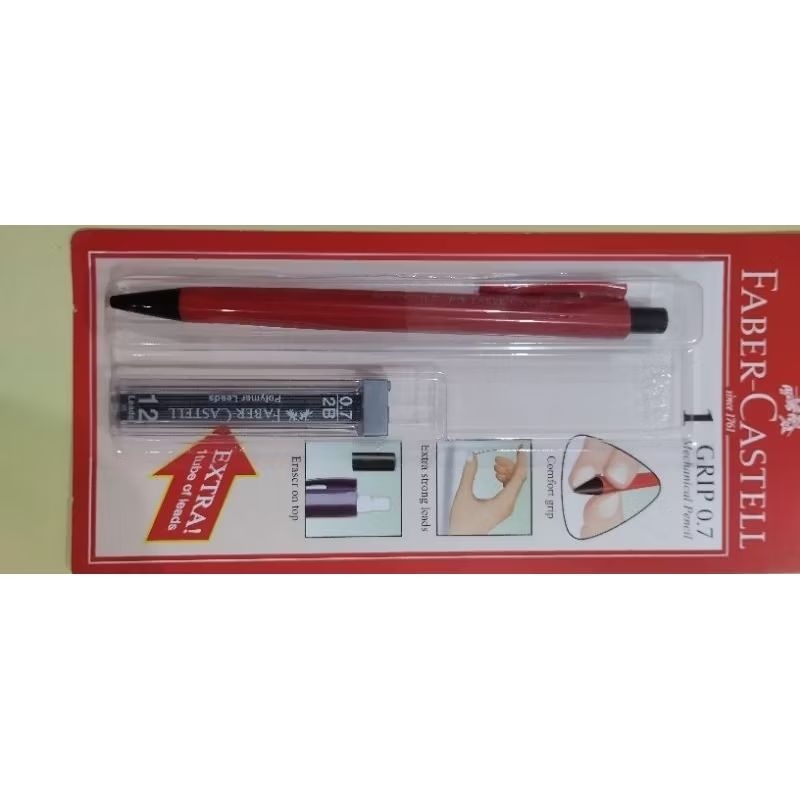 

Pensil mekanik Faber Castell.