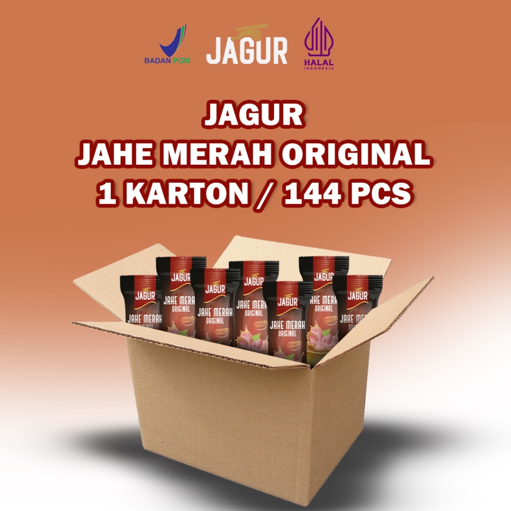 

JAGUR Jahe Merah Original 1 Karton