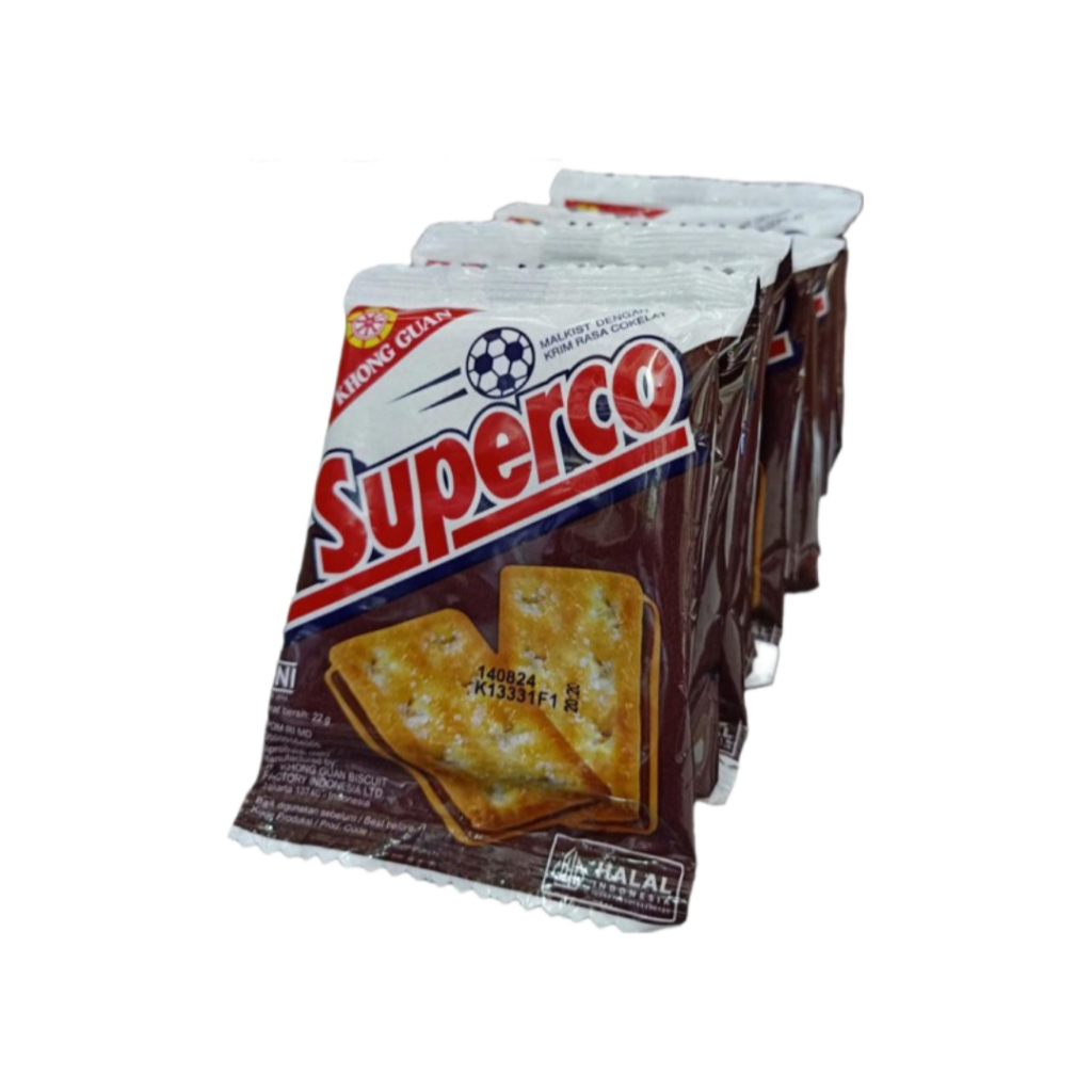 

Khong Guan Crackers Malkist Superco Chocolate ( 1 Renceng/10 Pcs )