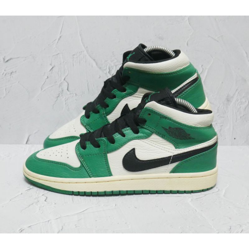 N1ke Air Jordan 1 Mid Pine Green ukuran 38/ sepatu second branded