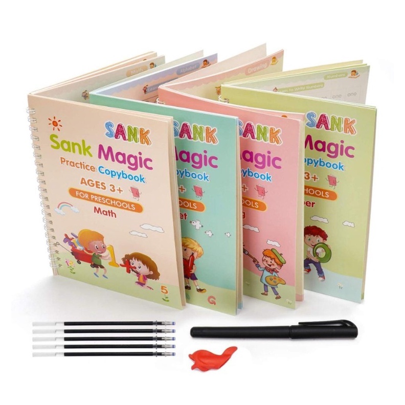 

Sank Magic Practice 1 Set Isi 4 Buku PulpenSet Buku Ajaib