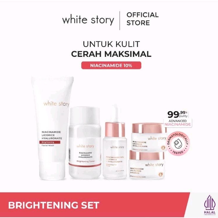 White Story All Varian - White Story Facial Wash - White Story Toner - White Story Serum - White Sto