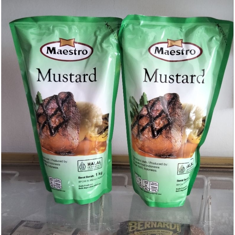 

Maestro Saus Mustard 1kg