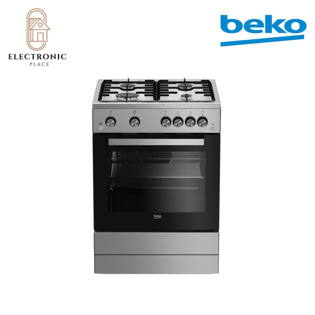 Beko Kompor Freestanding FSGT61121DXMCS 75cm - Beko FSGT 61121 DXMCS