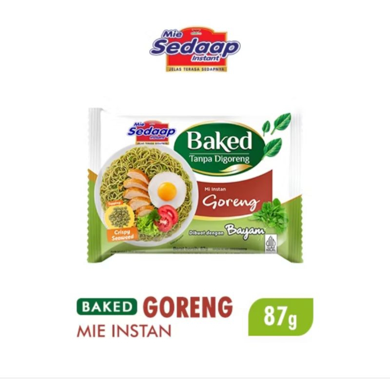 

Mie Sedap Baked Goreng / Mie Murah / Mie Sehat / Mie Bayam