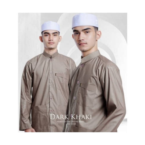 BAJU KOKO HAIBAH KAZIMI PRIA DEWASA KEMEJA KOKO