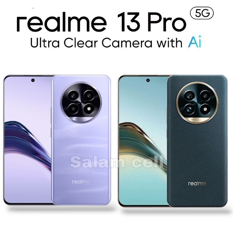 Realme 13 Pro 5G Ram 12/256GB Kamera Sony LYT-600 OIS 45WSUPERVOOC Charge

5200mAh Garansi Resmi