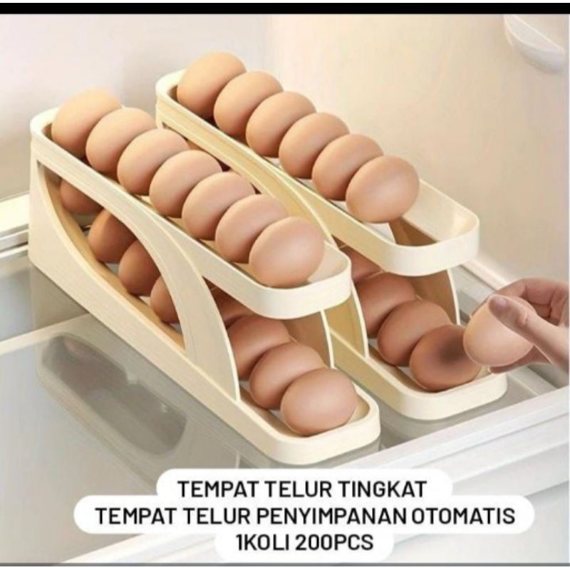 rak telur tempat telur serbaguna tempat penyimpanan telur rak telur 2in1 rak telur 3in1