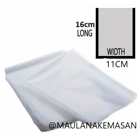 

Plastik vakum vacuum bag 11x16 cm 1 lembar 75 micron berkualitas promo tebal 8 mikron