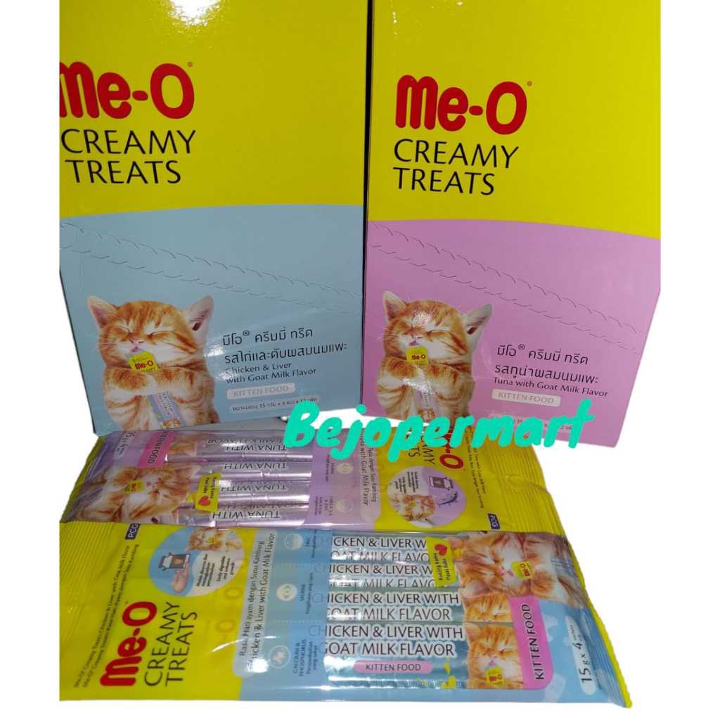 Meo Creamy Treats Isi 4 MeO Snack Creamy Kitten