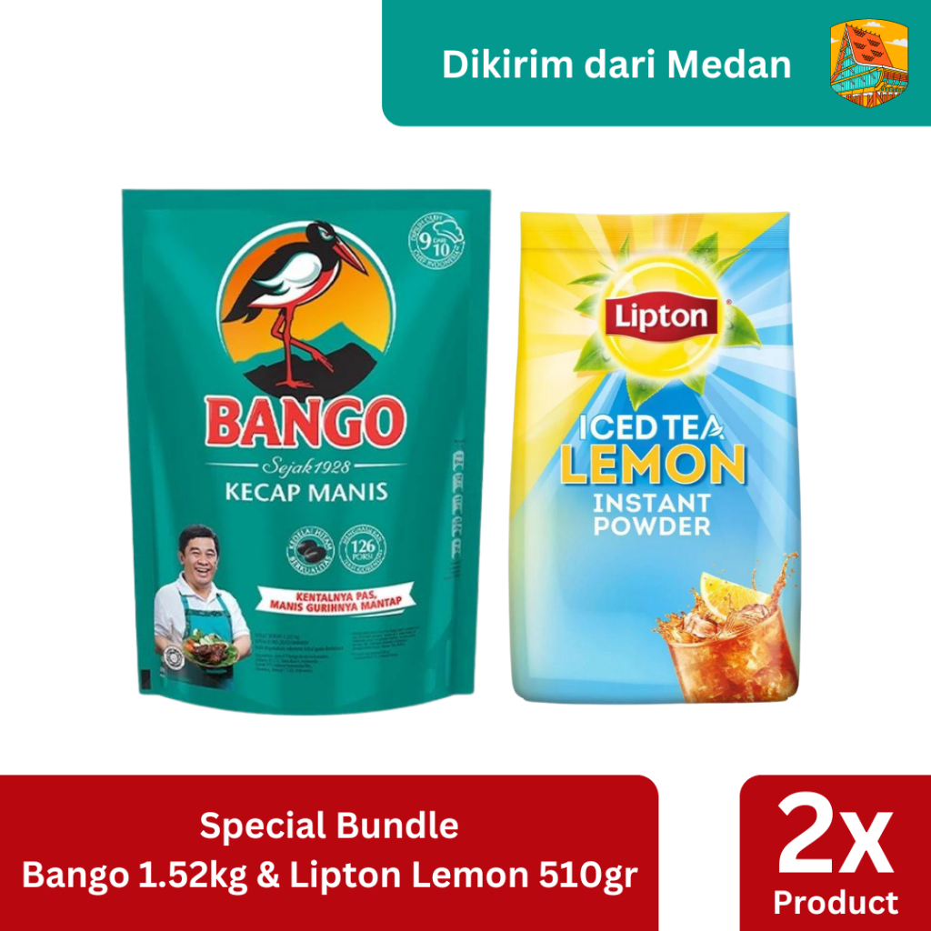

Bango Kecap 1.5KG + Lipton Ice Tea Mix Lemon 510GR [Kirim dari Medan]