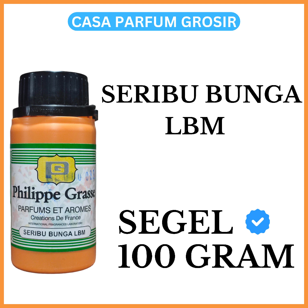 (SEGEL 100 GR) SERIBU BUNGA LBM BY PHILLIP GRASSE LABOR.SEARAH AROMA 1000 BUNGA.KEMASAN SEGEL 100 GR