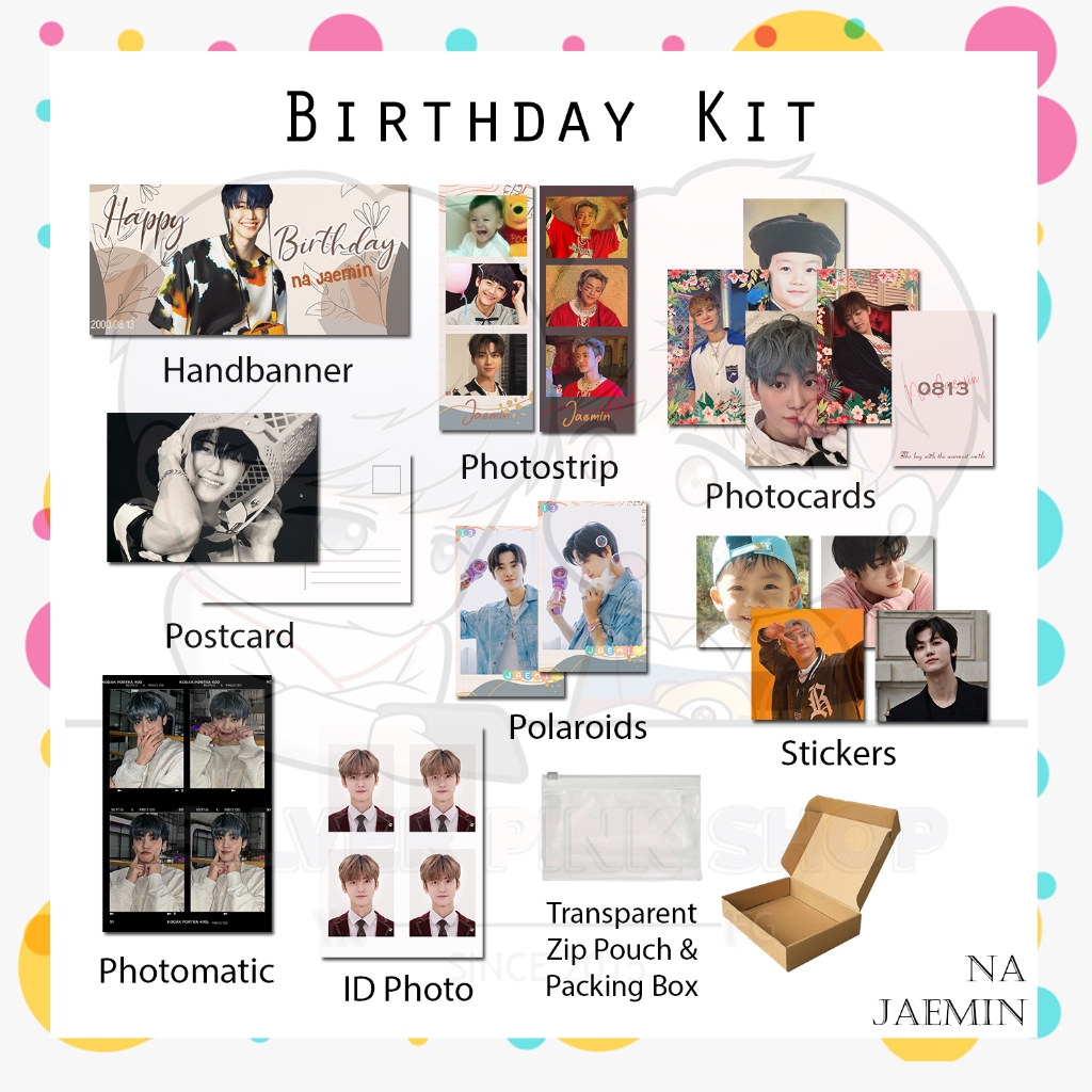 Birthday Kit Fankit NCT 127 NCT Dream WayV Taeyong, Doyoung, Ten, Jaehyun, Mark, Renjun, Jeno, Haech