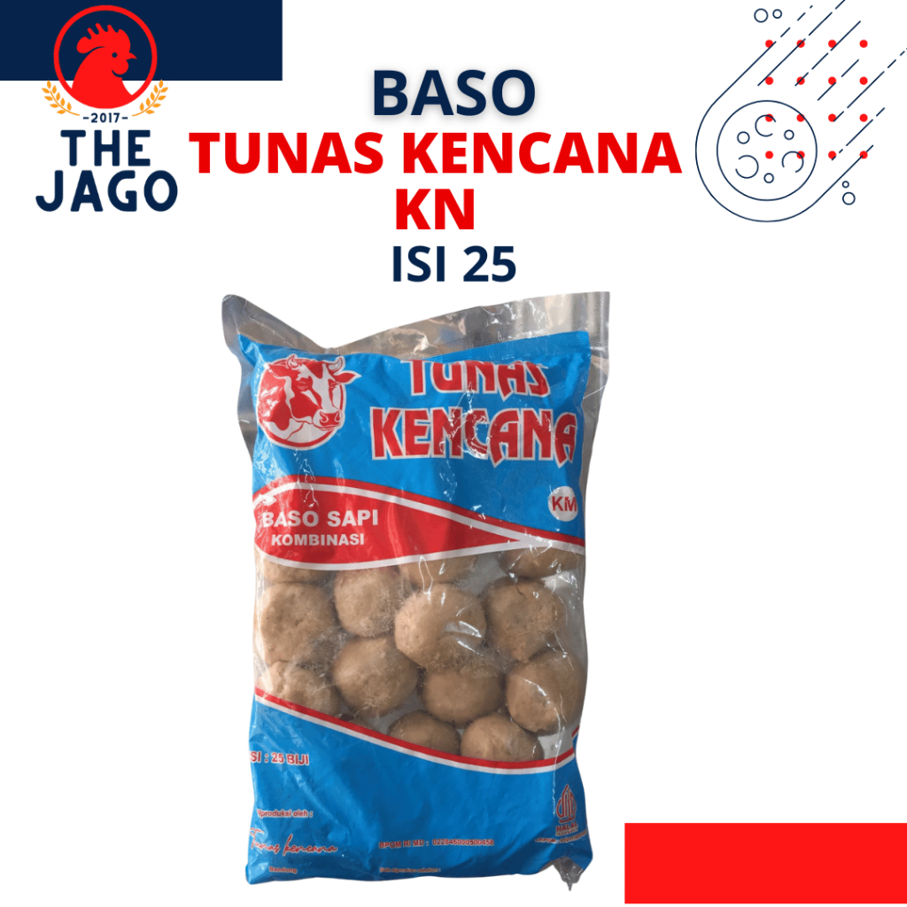 

Tunas Kencana KM isi 25 Baso Urat Polos Super Original