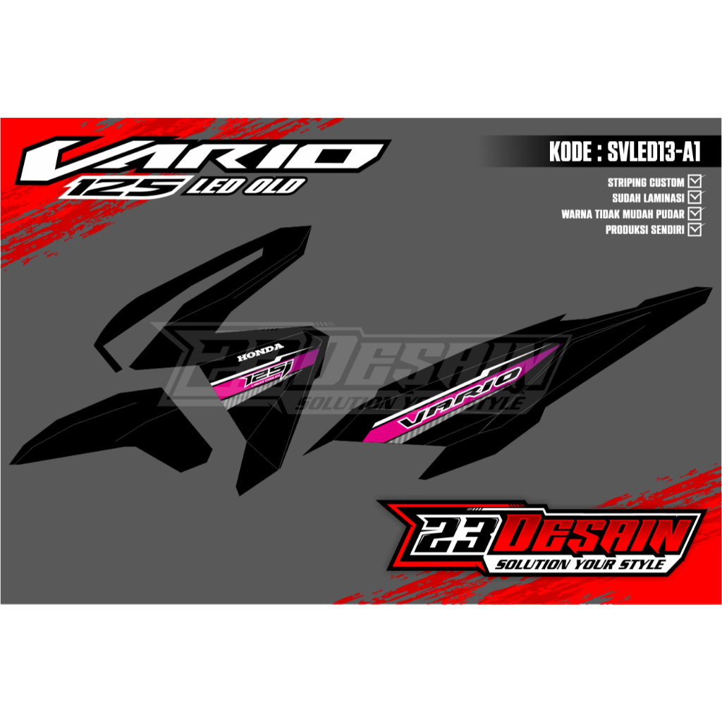 striping vario 125 led old malaysia striping vario new striping click malaysia sticker malaysia vari