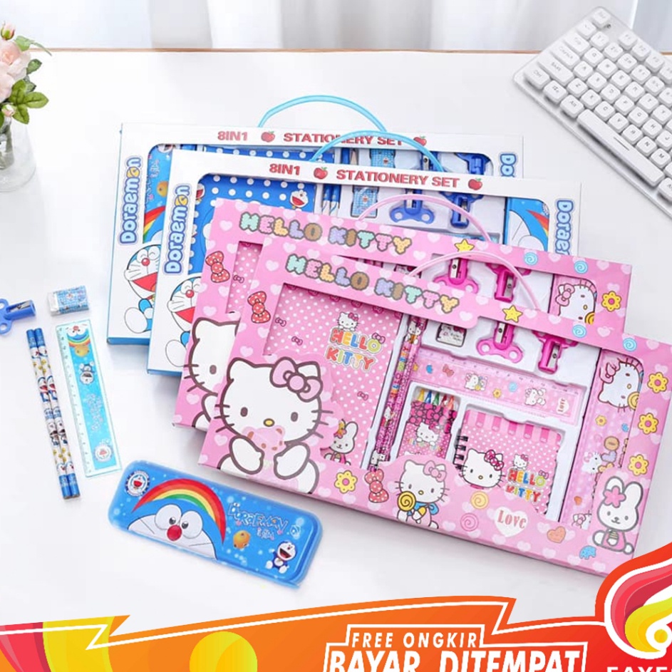 

STOK TERBARU FAYES Set Alat Tulis Karakter Alat Tulis Cartoon Lucu Alat Tulis Anak STY7
