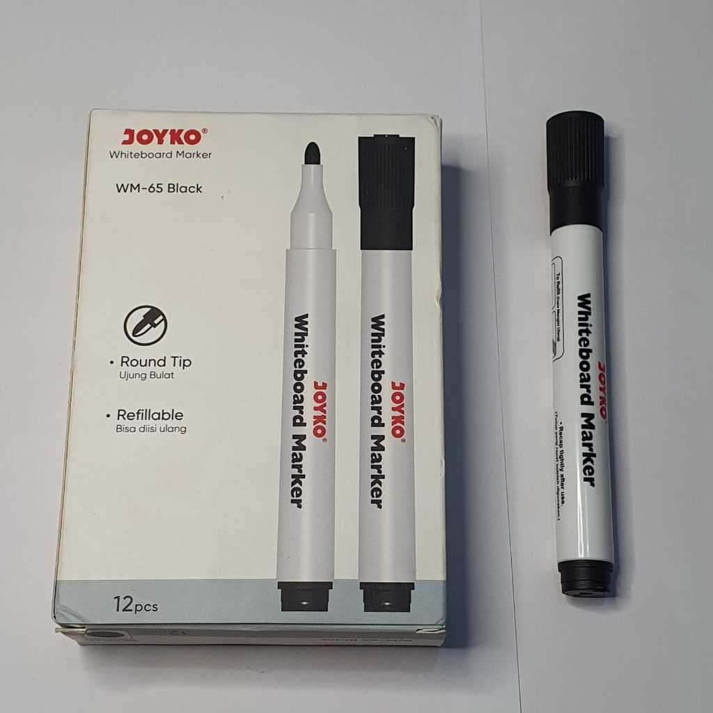 

Whiteboard Marker / Spidol Papan Tulis Putih Joyko WM-65 (1 pack)