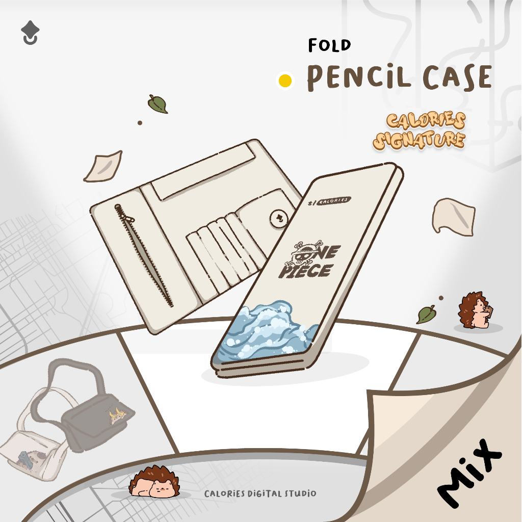 

tempat pensil lipat