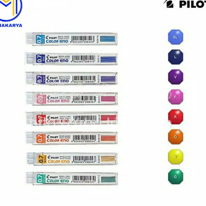 

LANGSUNG BELI GAN Isi Pensil Mekanik Color Eno PLCR7 Pilot Warna Warni 1 Tube