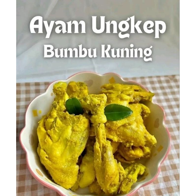 

TERMURAH AYAM UNGKEP BUMBU KUNING 1KG ISI 8 POTONG