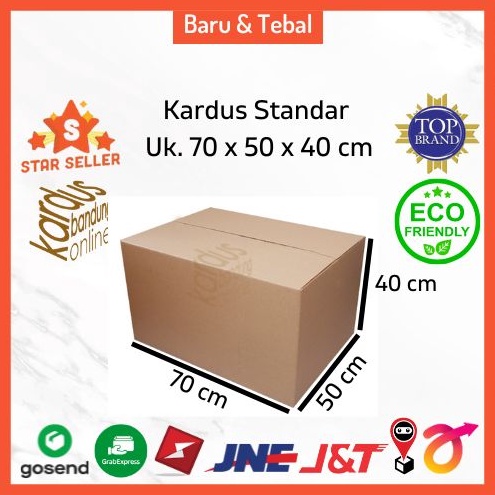 

Kardus Box Karton Dus Kotak Packing Jumbo Besar Polos Uk 7x5x4 CFlute Tebal 4 mm untuk Pindahan