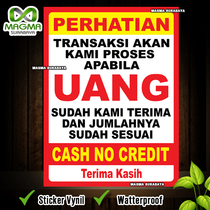 

Stiker Hiasan Counter