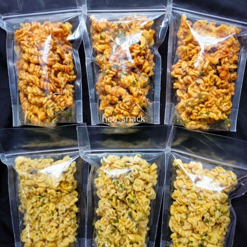 

MAKARONI SPIRAL PEDAS DAN ORI DAUN JERUK PURUT ENAK RENYAH UKURAN 100 GRAM