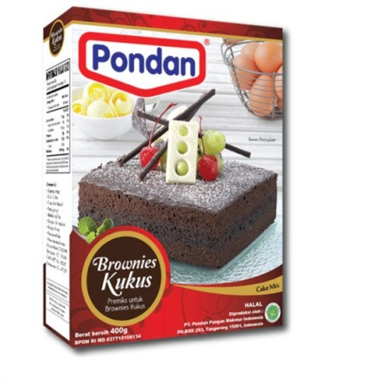 

Brownies Kukus Pondan / Steam Brownies Pondan