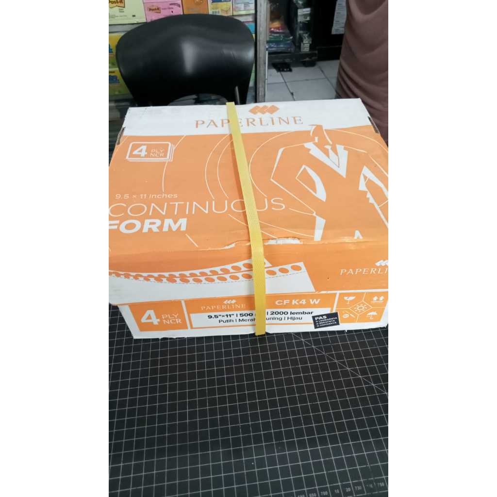 

[ DUS ] Kertas Continuous Form 4 Ply 9,5x11 - Paperline CF K4 W