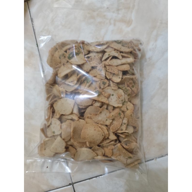 

Basreng Koin Original daun jeruk 500gr