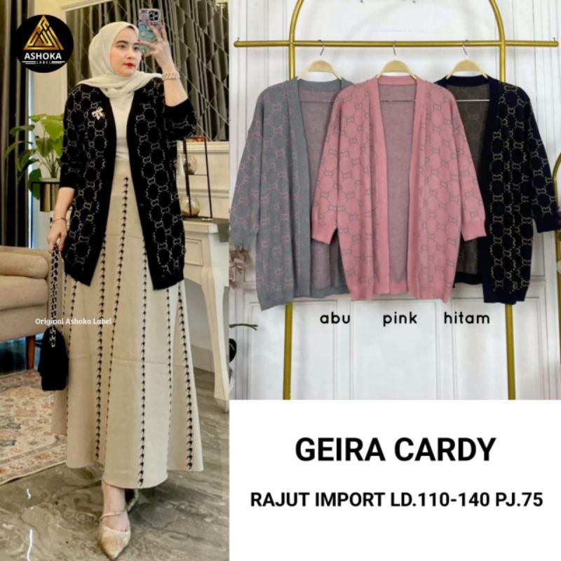 GEIRNA/ VIERA/ KOTAKA/ DIORA/ LEAFY CARDY / OUTER KNIT RAJUT PREMIUM / BY RIZKY