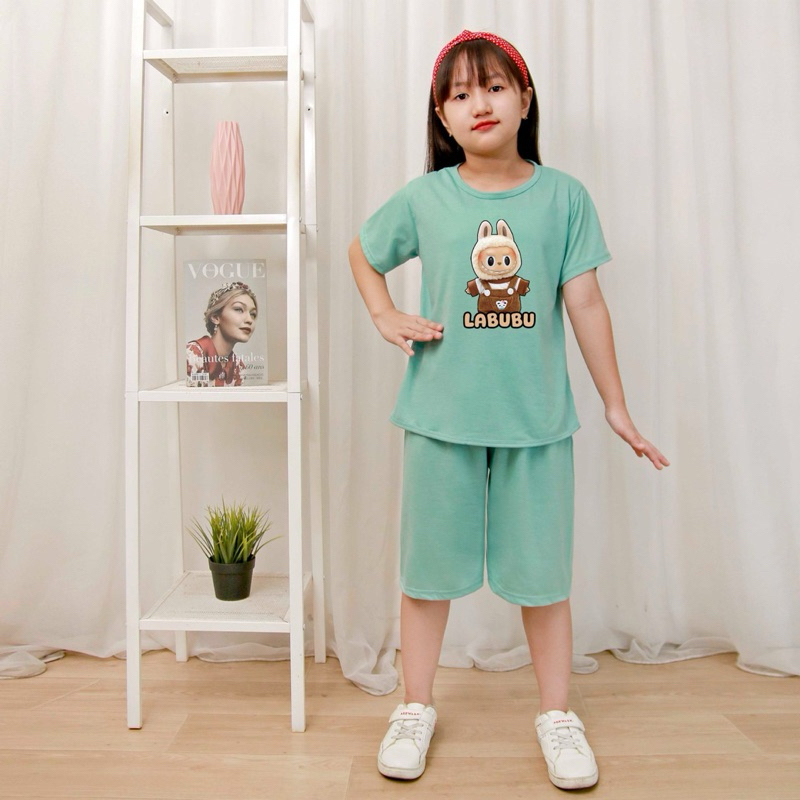 BAJU ANAK PEREMPUAN LABUBU/STELAN VIRAL/BAJU ANAK PEREMPUAN 2sampai 8tahun