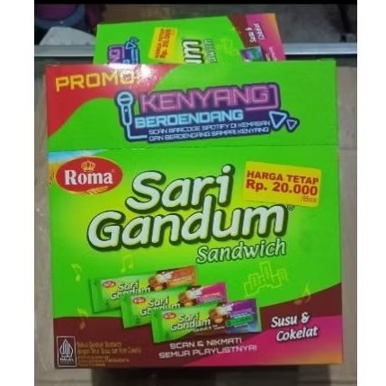 

SARI GANDUM SANDWICH isi 12pcs