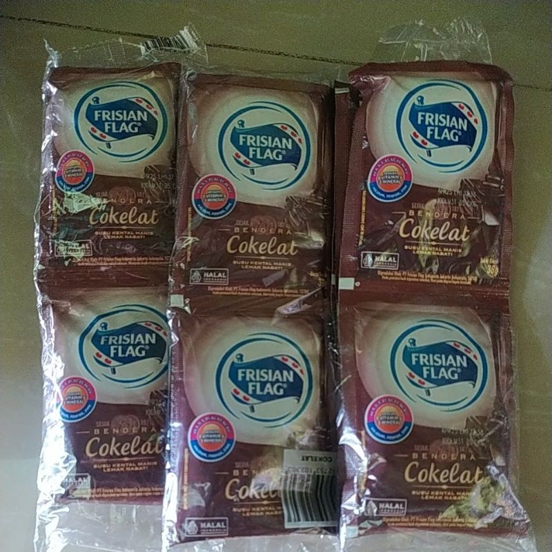 

frisian flag coklat 38g isi 6pc