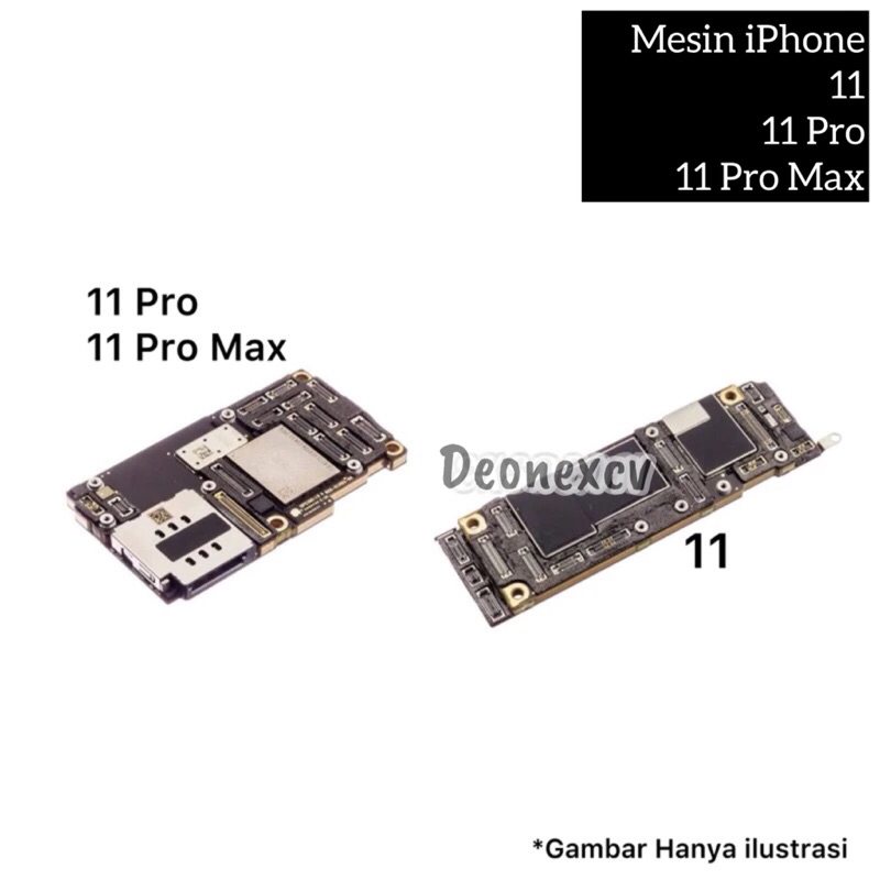 Mesin iPhone 11, 11 Pro,11 Pro Max Motherboard