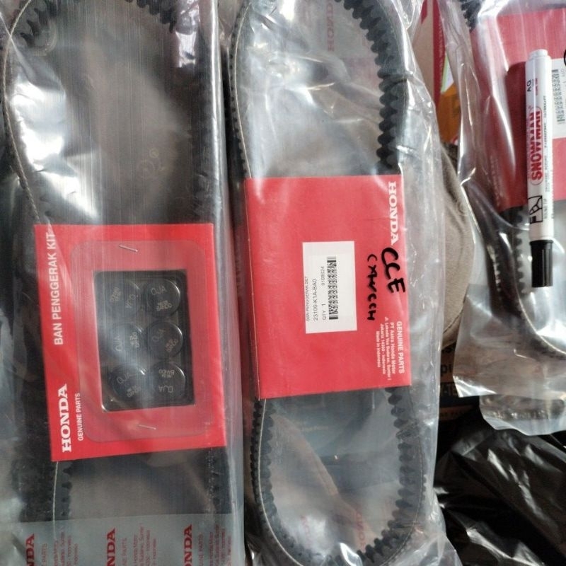 V-Belt,vanbel,set ban penggerak set ORI Van bel koj,k1A Genio, Scoopy fi new, beat fi new2020 sampai