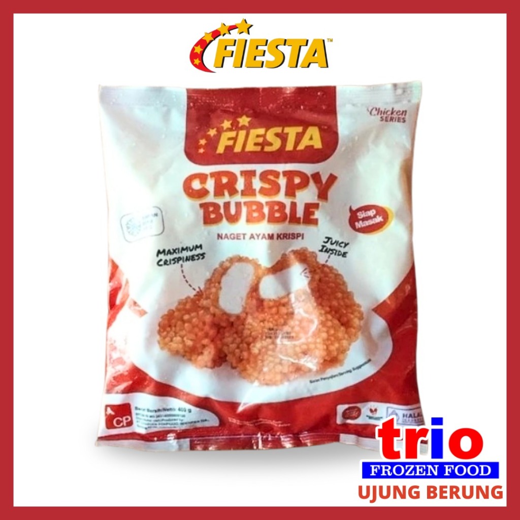 

FIESTA CRISPY BUBBLE NUGGET - 400GR